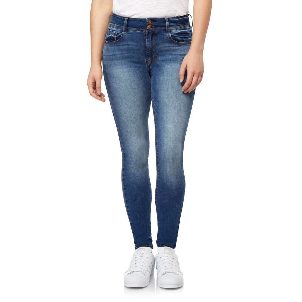 WallFlower Women's Flirty Curvy Skinny High Rise Insta Stretch 13/31